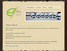 Tablet Screenshot of eko-art.org